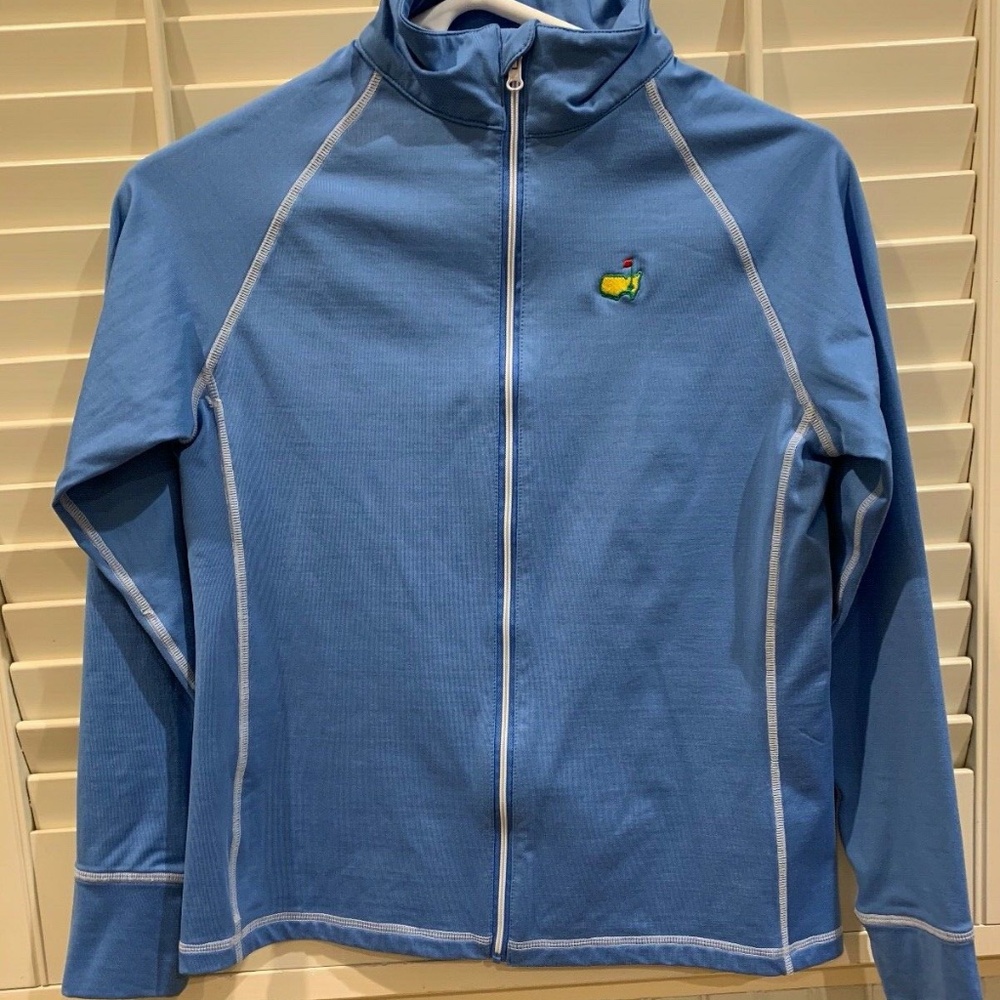 Girls Augusta Golf Jacket - blue, size XL